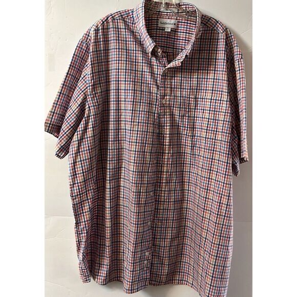 Saddlebred Other - Sadlebred Men's 3XLT‎ Button Down Plaid Shirt